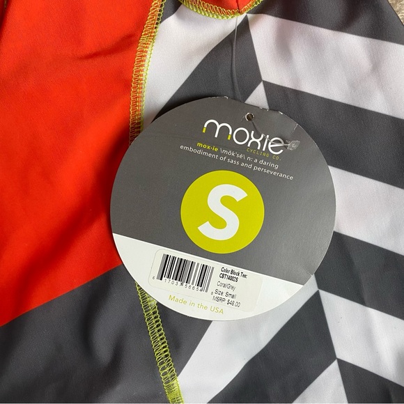 Moxie NWT cycling SUP surfing rash guard workout top - Picture 4 of 5